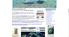 Desktop Screenshot of belizenews.com