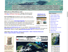 Tablet Screenshot of belizenews.com