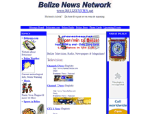 Tablet Screenshot of belizenews.net